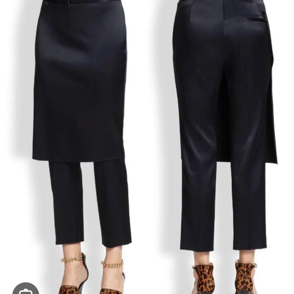 3.1 Phillip Lim Black Skirted Pants